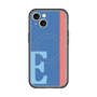 スリムプロテクションプレミアムケース with MagSafe［ オリジナル - initial color line - E blue ］