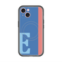 スリムプロテクションプレミアムケース with MagSafe［ オリジナル - initial color line - E blue ］