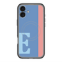 スリムプロテクションプレミアムケース with MagSafe［ オリジナル - initial color line - E blue ］