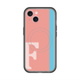スリムプロテクションプレミアムケース with MagSafe［ オリジナル - initial color line - F pink ］