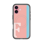 スリムプロテクションプレミアムケース with MagSafe［ オリジナル - initial color line - F pink ］