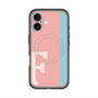 スリムプロテクションプレミアムケース with MagSafe［ オリジナル - initial color line - F pink ］