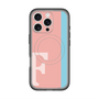 スリムプロテクションプレミアムケース with MagSafe［ オリジナル - initial color line - F pink ］