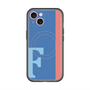 スリムプロテクションプレミアムケース with MagSafe［ オリジナル - initial color line - F blue ］