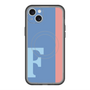 スリムプロテクションプレミアムケース with MagSafe［ オリジナル - initial color line - F blue ］