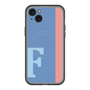スリムプロテクションプレミアムケース with MagSafe［ オリジナル - initial color line - F blue ］