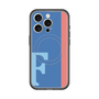 スリムプロテクションプレミアムケース with MagSafe［ オリジナル - initial color line - F blue ］