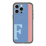 スリムプロテクションプレミアムケース with MagSafe［ オリジナル - initial color line - F blue ］