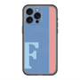 スリムプロテクションプレミアムケース with MagSafe［ オリジナル - initial color line - F blue ］