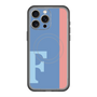 スリムプロテクションプレミアムケース with MagSafe［ オリジナル - initial color line - F blue ］