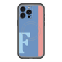 スリムプロテクションプレミアムケース with MagSafe［ オリジナル - initial color line - F blue ］