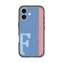 スリムプロテクションプレミアムケース with MagSafe［ オリジナル - initial color line - F blue ］