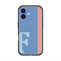 スリムプロテクションプレミアムケース with MagSafe［ オリジナル - initial color line - F blue ］