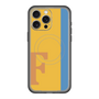 スリムプロテクションプレミアムケース with MagSafe［ オリジナル - initial color line - F orange ］
