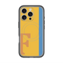 スリムプロテクションプレミアムケース with MagSafe［ オリジナル - initial color line - F orange ］