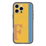 スリムプロテクションプレミアムケース with MagSafe［ オリジナル - initial color line - F orange ］