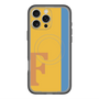 スリムプロテクションプレミアムケース with MagSafe［ オリジナル - initial color line - F orange ］