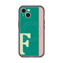 スリムプロテクションプレミアムケース with MagSafe［ オリジナル - initial color line - F green ］