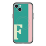 スリムプロテクションプレミアムケース with MagSafe［ オリジナル - initial color line - F green ］