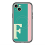 スリムプロテクションプレミアムケース with MagSafe［ オリジナル - initial color line - F green ］