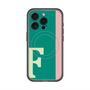 スリムプロテクションプレミアムケース with MagSafe［ オリジナル - initial color line - F green ］