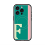スリムプロテクションプレミアムケース with MagSafe［ オリジナル - initial color line - F green ］