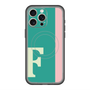 スリムプロテクションプレミアムケース with MagSafe［ オリジナル - initial color line - F green ］