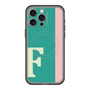 スリムプロテクションプレミアムケース with MagSafe［ オリジナル - initial color line - F green ］