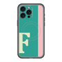 スリムプロテクションプレミアムケース with MagSafe［ オリジナル - initial color line - F green ］