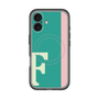 スリムプロテクションプレミアムケース with MagSafe［ オリジナル - initial color line - F green ］