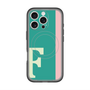 スリムプロテクションプレミアムケース with MagSafe［ オリジナル - initial color line - F green ］