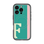 スリムプロテクションプレミアムケース with MagSafe［ オリジナル - initial color line - F green ］