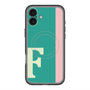 スリムプロテクションプレミアムケース with MagSafe［ オリジナル - initial color line - F green ］