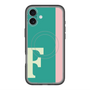 スリムプロテクションプレミアムケース with MagSafe［ オリジナル - initial color line - F green ］