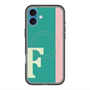 スリムプロテクションプレミアムケース with MagSafe［ オリジナル - initial color line - F green ］