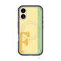 スリムプロテクションプレミアムケース with MagSafe［ オリジナル - initial color line - F yellow ］