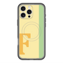 スリムプロテクションプレミアムケース with MagSafe［ オリジナル - initial color line - F yellow ］