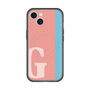 スリムプロテクションプレミアムケース with MagSafe［ オリジナル - initial color line - G pink ］