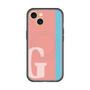 スリムプロテクションプレミアムケース with MagSafe［ オリジナル - initial color line - G pink ］