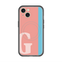 スリムプロテクションプレミアムケース with MagSafe［ オリジナル - initial color line - G pink ］