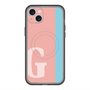 スリムプロテクションプレミアムケース with MagSafe［ オリジナル - initial color line - G pink ］