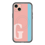 スリムプロテクションプレミアムケース with MagSafe［ オリジナル - initial color line - G pink ］