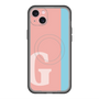 スリムプロテクションプレミアムケース with MagSafe［ オリジナル - initial color line - G pink ］