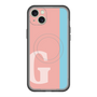 スリムプロテクションプレミアムケース with MagSafe［ オリジナル - initial color line - G pink ］