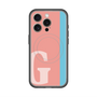 スリムプロテクションプレミアムケース with MagSafe［ オリジナル - initial color line - G pink ］