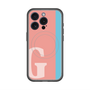 スリムプロテクションプレミアムケース with MagSafe［ オリジナル - initial color line - G pink ］