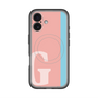 スリムプロテクションプレミアムケース with MagSafe［ オリジナル - initial color line - G pink ］