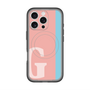 スリムプロテクションプレミアムケース with MagSafe［ オリジナル - initial color line - G pink ］