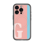 スリムプロテクションプレミアムケース with MagSafe［ オリジナル - initial color line - G pink ］