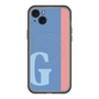 スリムプロテクションプレミアムケース with MagSafe［ オリジナル - initial color line - G blue ］